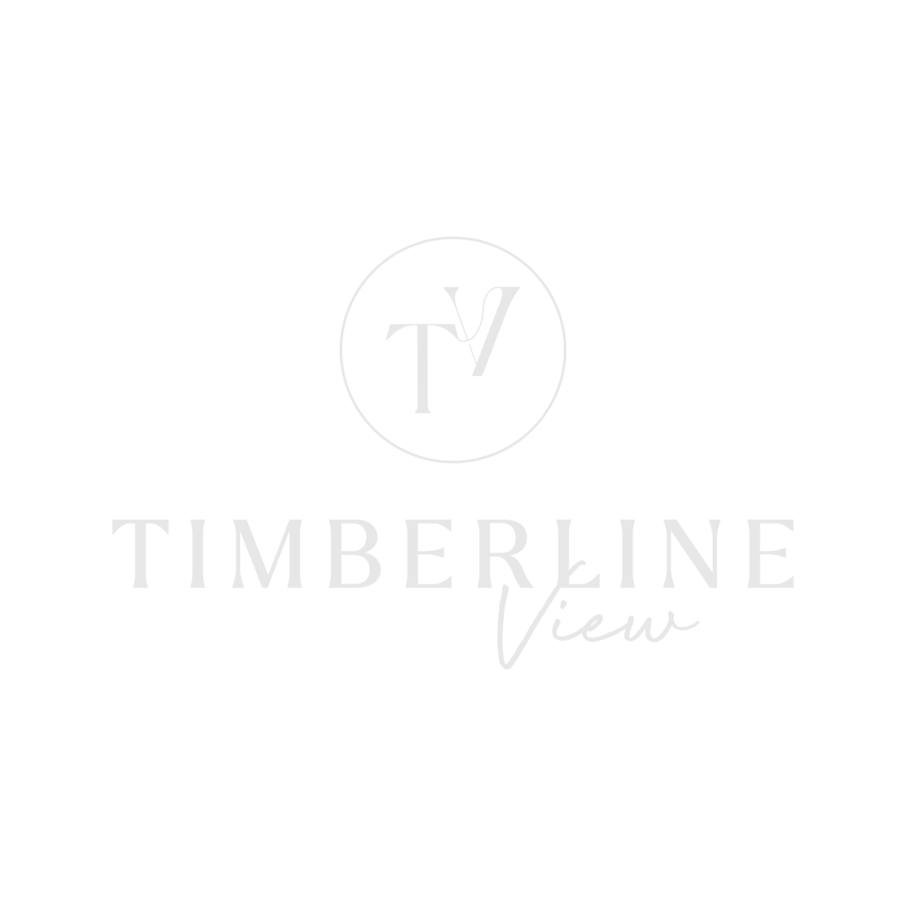 A logo with a circle and the letters "TV" inside it, followed by the words "TIMBERLINE View" in a serif font.